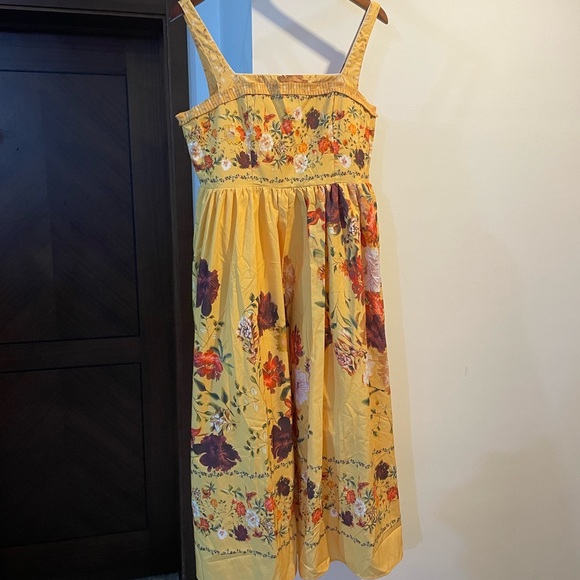 Zimmermann Dresses & Skirts - Zimmerman Yellow Floral Midi Sundress